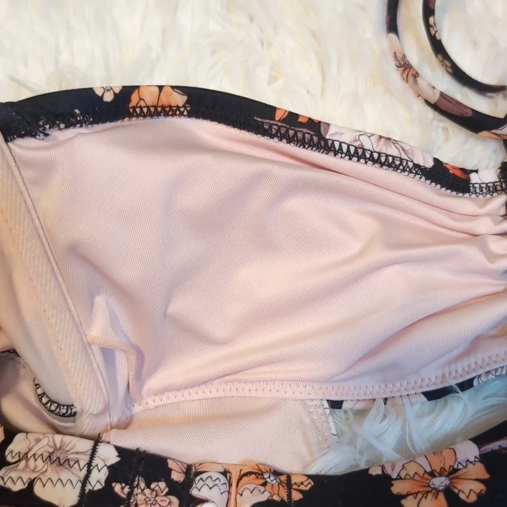 Shade & Shore Cutout Floral Monokini SZ S
